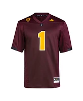 Men's adidas #1 Maroon Arizona State Sun Devils Premier Football Jersey