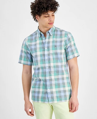 Tommy Hilfiger Men's Regular-Fit Check Button-Down Shirt