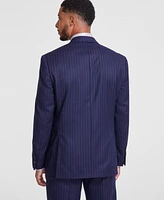 Michael Kors Men's Classic-Fit Pinstripe Wool-Blend Stretch Suit Separate Jacket