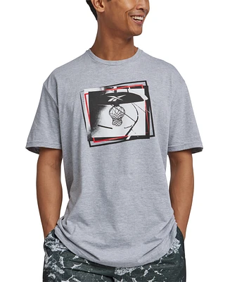 Reebok Men's B-Ball Hoop Graphic T-Shirt