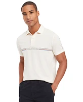 Tommy Hilfiger Men's Striped Chest Short Sleeve Polo Shirt