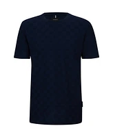 Boss by Hugo Men's Porsche Check Jacquard T-shirt