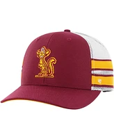 Men's '47 Brand Maroon Distressed Minnesota Golden Gophers Straight Eight Adjustable Trucker Hat