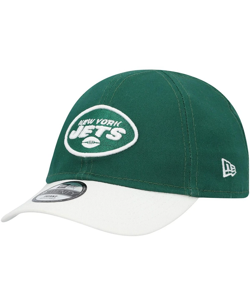 Baby Boys and Girls New Era Green, White New York Jets My 1st 9TWENTY Adjustable Hat