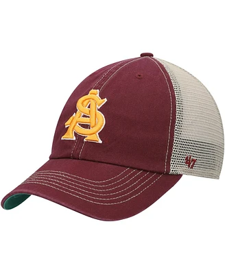 Men's '47 Brand Maroon Arizona State Sun Devils Trawler Trucker Snapback Hat