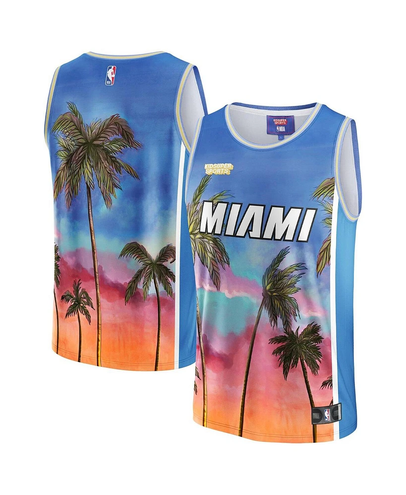 Men's and Women's Nba & KidSuper Studios by Fanatics Blue Miami Heat Hometown Jersey