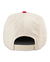 Men's American Needle Cream, Red Detroit Red Wings Burnett Adjustable Hat