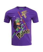 Men's and Women's Freeze Max Purple Teenage Mutant Ninja Turtles Donnie Defender Graphic T-shirt