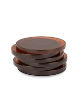 Thirstystone Faux Tortoise Shell Resin Coasters, Set of 6