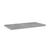 Bookshelf Boards 8 pcs Concrete Gray 15.7"x7.9"x0.6" Engineered Wood