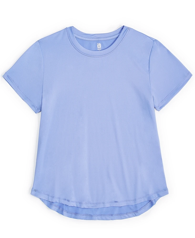 Id Ideology Big Girls Core Solid Short-Sleeve T-Shirt, Created for Macy's