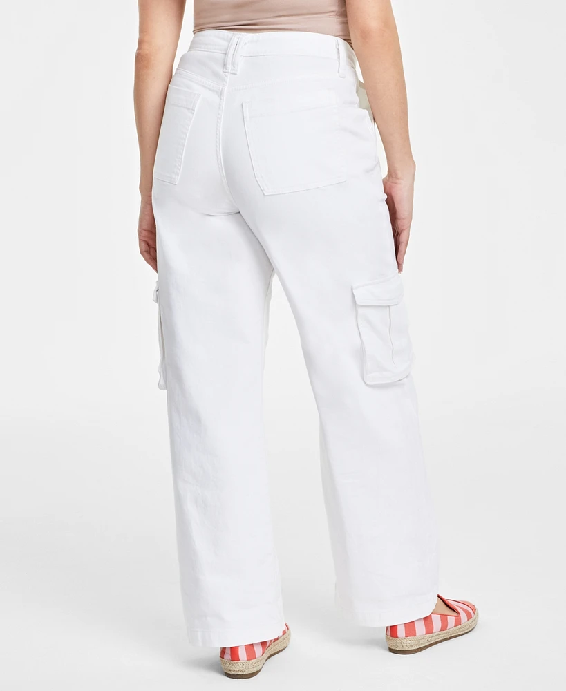 On 34th Women's High Rise Utility Cargo Jeans