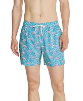 Chubbies Men's The Domingos Are For Flamingos Quick-Dry 5-1/2" Swim Trunks