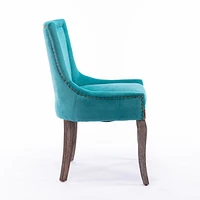 Ultra Side Dining Chair, Thickened Fabric Chairs With Neutrally Toned Solid Wood