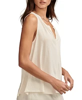 Lucky Brand Women's Sandwash V-Notch Sleeveless Top