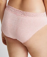 State of Day Women's Cotton Blend Lace-Trim Hipster Underwear, Created for Macy's