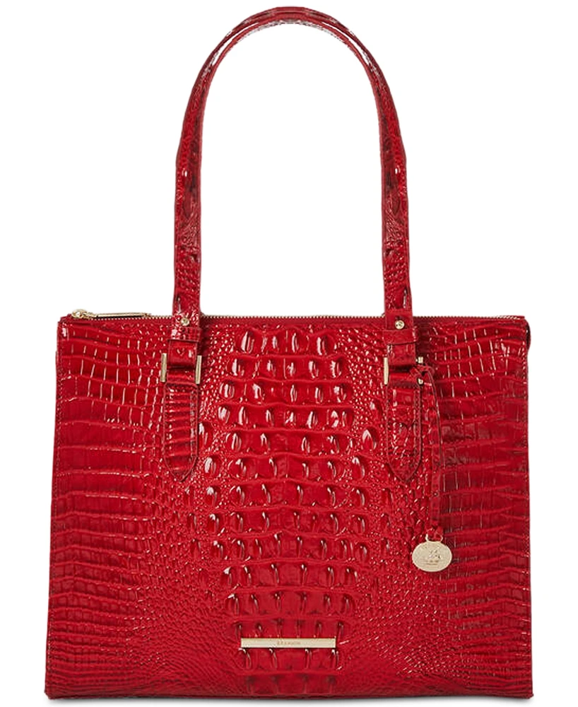 Brahmin Anywhere Melbourne Embossed Leather Tote