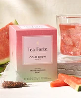 Tea Forte Cold Brew Duo and Poom Cup Tea Bundle, 4 Piece