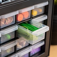 Iris Usa 16 Drawer Small Parts and Hardware Organize Cabinet, Black