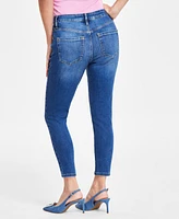 I.n.c. International Concepts Women's Mid-Rise Embellished Skinny Jeans, Created for Macy's