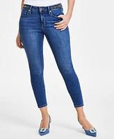 I.n.c. International Concepts Women's Mid-Rise Chain-Detail Skinny Jeans, Created for Macy's