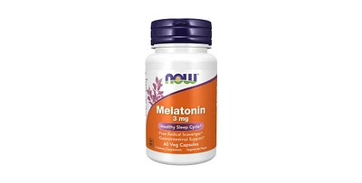 Now Foods Melatonin, 3 mg, 60 Caps