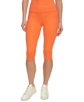 Dkny Sport Women's Balance High-Waist Capri Leggings