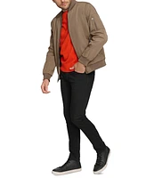 Calvin Klein Men's Solid-Color Zipper Flight Jacket
