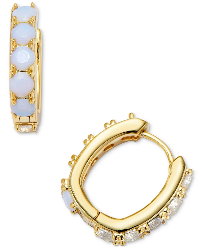 Kendra Scott Small Mixed Stone Huggie Hoop Earrings, 0.65"