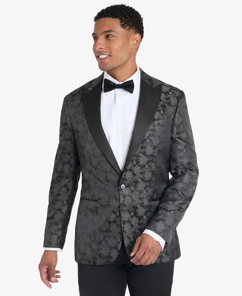 Tallia Men's Slim-Fit Floral Jacquard Sport Coat