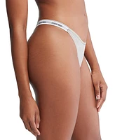 Calvin Klein Women's Modern Logo Dipped String Thong Underwear QD5157