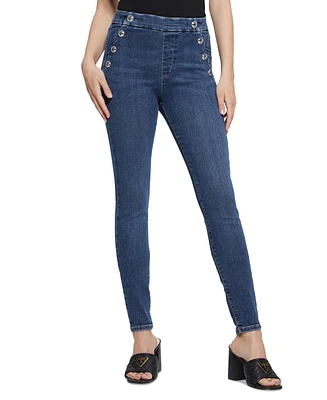 Guess Women's Aubree High Rise Pull-On Skinny Jeans