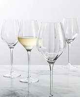 Sur La Table Cambron Optic White Wine Glasses, Set of 4