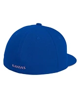 Men's adidas Royal Kansas Jayhawks On-Field Baseball Fitted Hat