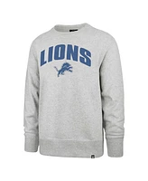 Men's '47 Brand Gray Detroit Lions Headline Pullover Sweatshirt