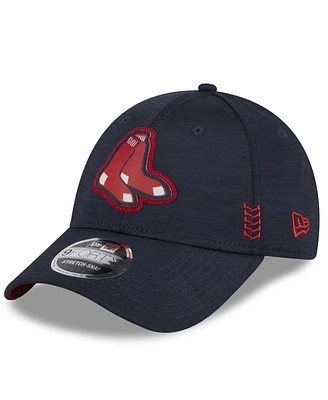 Men's New Era Navy Boston Red Sox 2024 Clubhouse 9FORTY Adjustable Hat