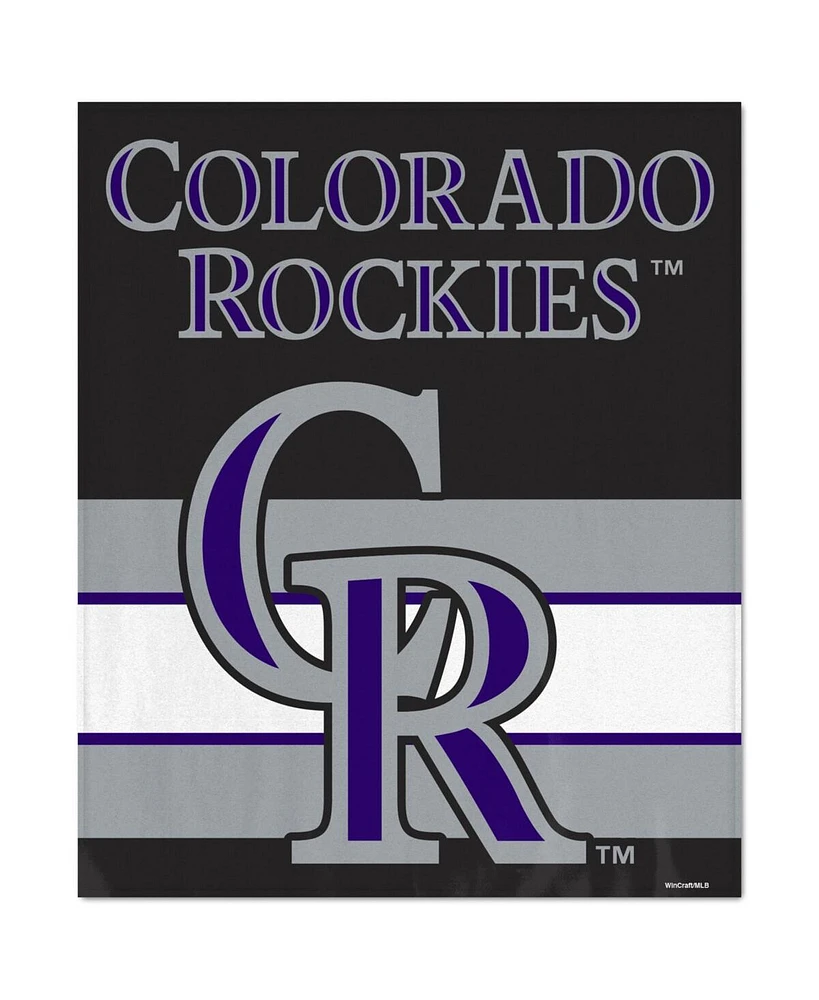 Wincraft Colorado Rockies Ultra Plush 50" x 60" Throw Blanket