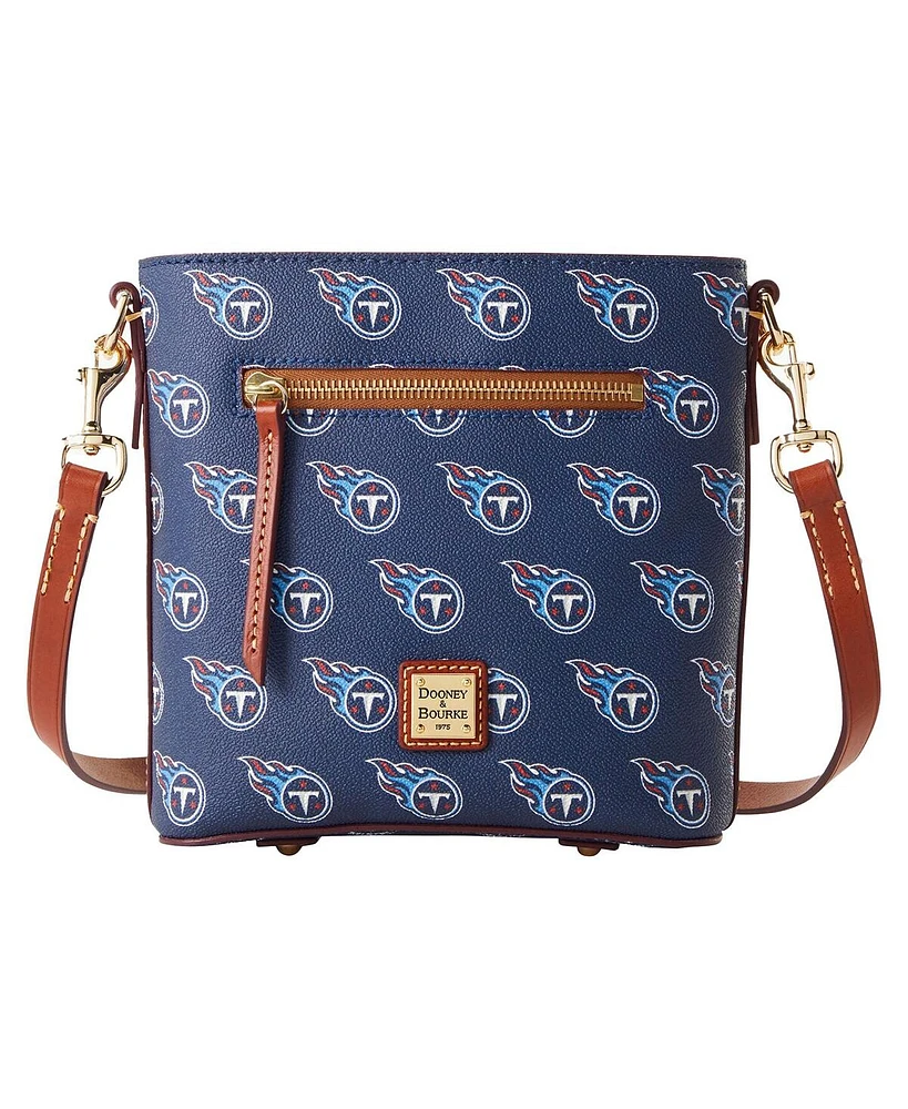 Women's Dooney & Bourke Tennessee Titans Signature Small Zip Crossbody Purse