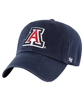 Men's '47 Brand Navy Arizona Wildcats Clean Up Adjustable Hat