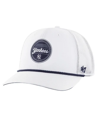 Men's '47 Brand White New York Yankees Fairway Trucker Adjustable Hat
