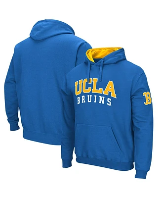Men's Colosseum Blue Ucla Bruins Double Arch Pullover Hoodie