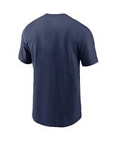 Men's Nike Navy Milwaukee Brewers Team Wordmark T-shirt