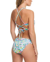 Jessica Simpson Printed Tankini Top Matching Bottom