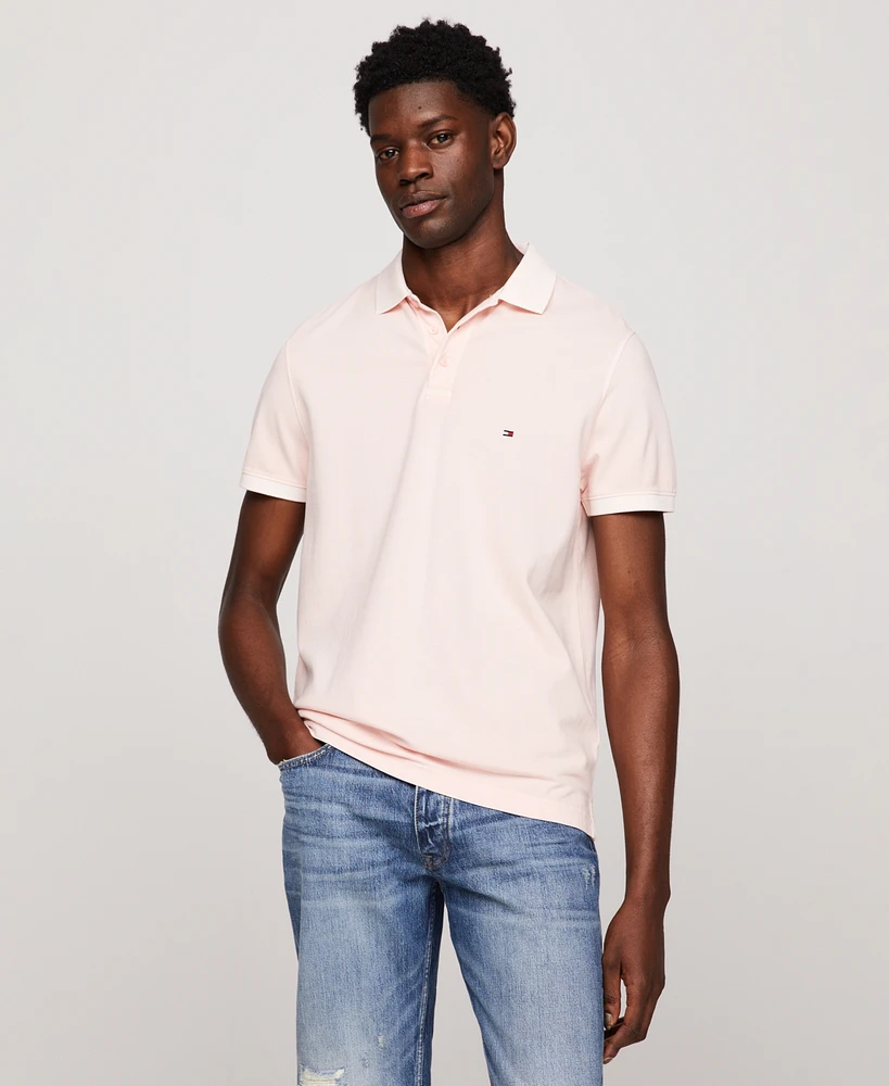 Tommy Hilfiger Men's Short Sleeve Garment-Dyed Polo Shirt