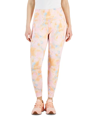 Id Ideology Women's Printed Cropped Compression Leggings, Created for Macy's