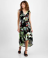 Rachel Rachel Roy Women's Eulalie Shoulder-Tie High-Low Dress