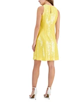 Anne Klein Women's Sleeveless Sequin Shift Dress