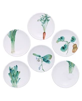 Noritake Kyoka Shunsai Small Plates Set/6
