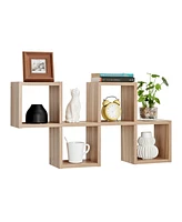 Cubby Chessboard Wall Shelf, Horizontal or Vertical