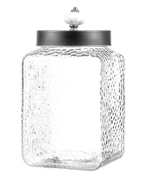 Style Setter Hammered Square 3 Pc Canister Set